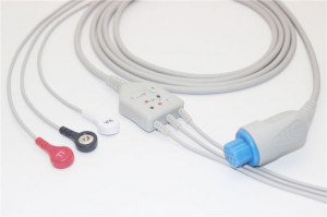 OEM/ODM China Fingertip Pulse Oximeter Blood Oxygen Spo2 Monitor -
 GE-Datex Ohmeda One Piece ECG Cable – Medke