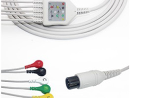 Super Lowest Price Spacelabs 5 Leadwires -
 Genaral 6 Pins One Piece ECG Cable – Medke