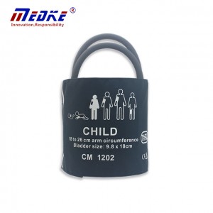 OEM China Finger Pulse Oxygen Oximeter -
 Reusable Child/Pediatric NIBP Cuff – Medke
