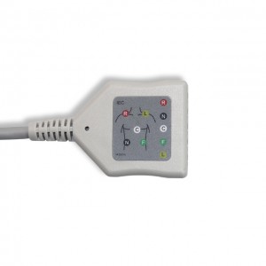 Good User Reputation for U32d5a Mindray Beneview T5/ T8 Ecg Trunk Cable With Euro Type,12 Pins