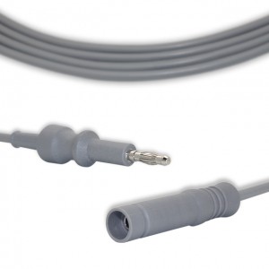 4.0 Banana Plug to 4.0 Maternal End Silicon Monopole Cable CP1009