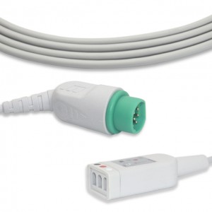 Drager-Siemens ECG Trunk Cable, 3lead, AHA G3108DR