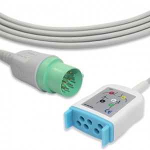New Fashion Design for High Quality Spo2 Sensor -
 Nihon Kohden ECG Trunk Cable, 3lead, IEC G3230NH – Medke