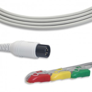 Comen ECG Cable With 3 Leadwires IEC G3232P