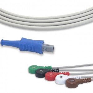 Biosys ECG Cable With 5 Leadwires AHA G5105S