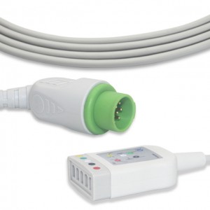 Fukuda Denshi ECG Trunk Cable, 5lead, IEC G5209DR