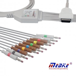 High definition Ecg Electrodes Manufacturers -
 One of Hottest for 3.5mm Audio Plug To Dual Electrode Snap Lead Wires Ecg Ekg Cablectrode Snap Lead Wires Ecg Ekg Cable For Patient Monitor Device &#...