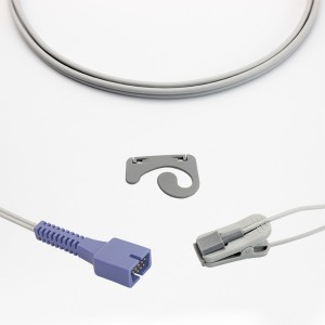 High reputation Convidien Nellcor Cable -
 Nellcor Oximax Adult Ear Clip SpO2 Sensor, Compatible DS100A – Medke